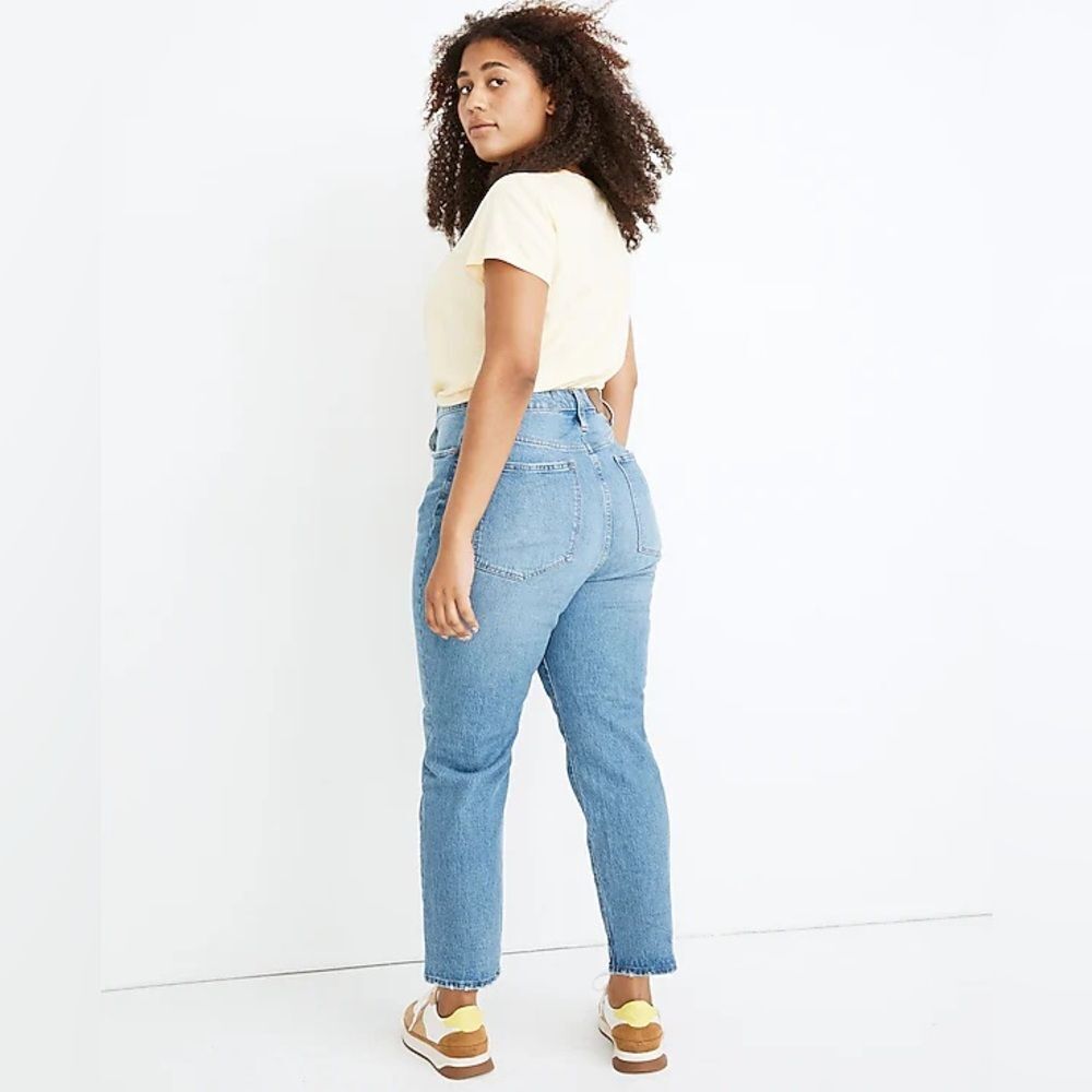 Madewell Classic Straight Denim Jeans Nearwood Wash Size 25 - Picture 2 of 8